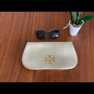Tory Burch Gold Clutch / Crossbody